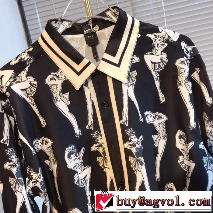 新作ドルチェ＆ガッバーナ メンズ シャツDolce&Gabbana コレクション 服 コピー エレガントプリント人気ランキング上品