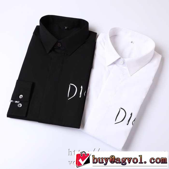 先取り 2019/2020秋冬ファッション 支持率が高い秋冬最新作 ディオール DIOR シャツ 2色可選
