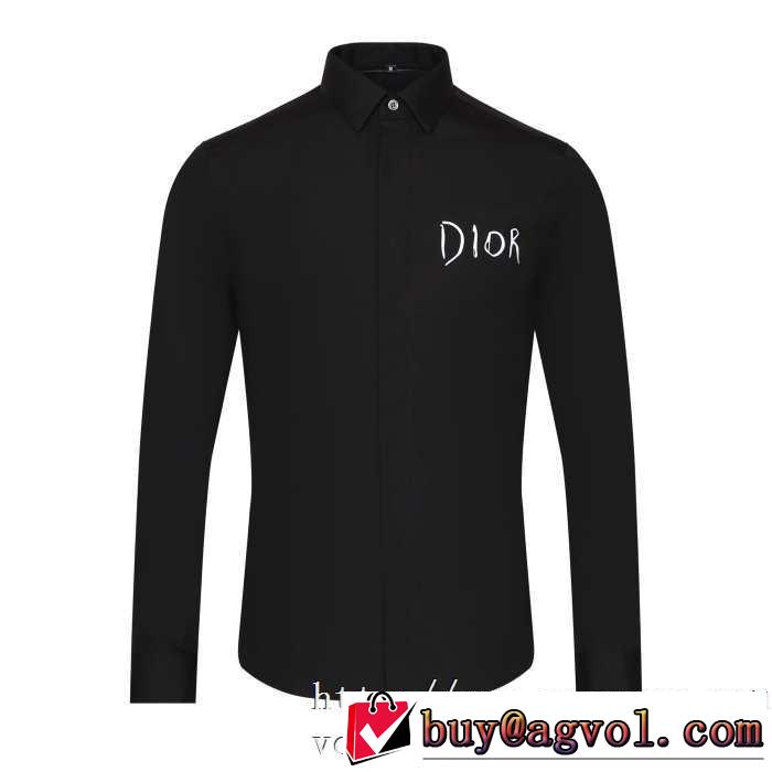 先取り 2019/2020秋冬ファッション 支持率が高い秋冬最新作 ディオール DIOR シャツ 2色可選
