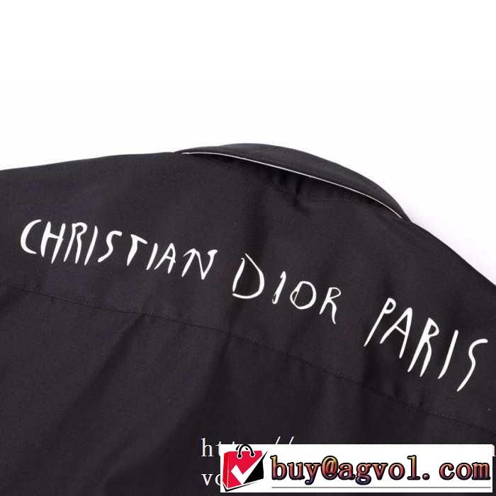 先取り 2019/2020秋冬ファッション 支持率が高い秋冬最新作 ディオール DIOR シャツ 2色可選