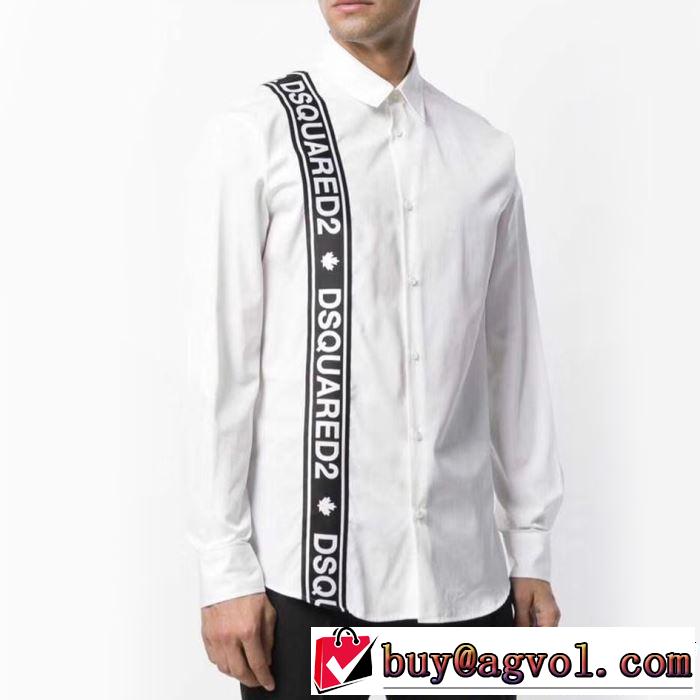  2019春夏トレンドアイテム 長袖 /ロンT/ロングT/ロングTシャツ  春夏に役立つカジュアル ディースクエアード DSQUARED2 2色可選 