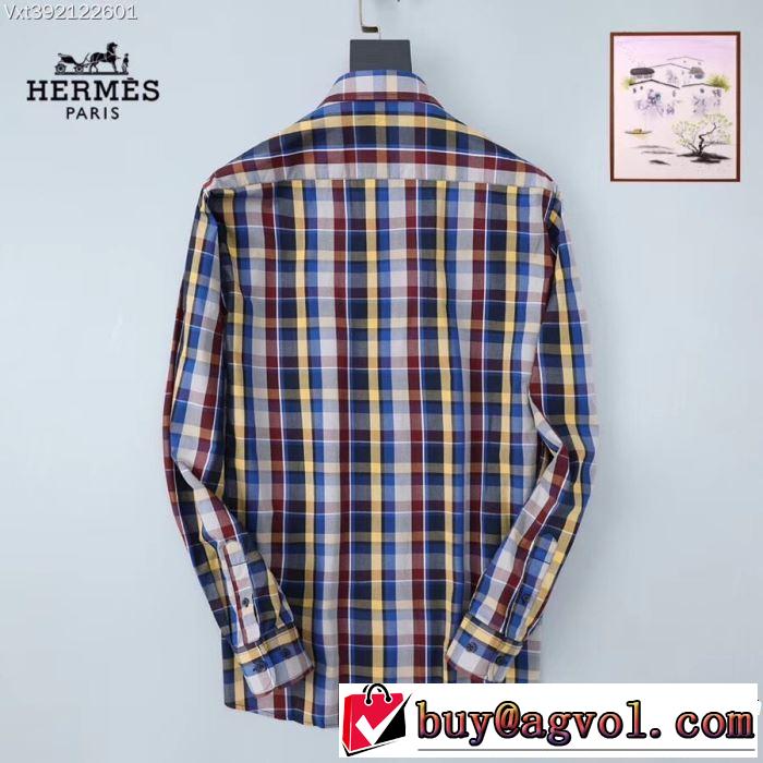 2019年春夏流行ファッション  長袖 /ロンT/ロングT/ロングTシャツ 定番のスタイル春夏限定 エルメス HERMES