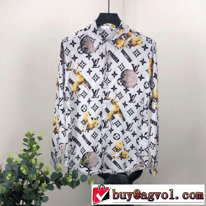  人気夏ファションおすすめ 3色可選 ルイ ヴィトン2019春夏は人気定番  LOUIS VUITTON  シャツ