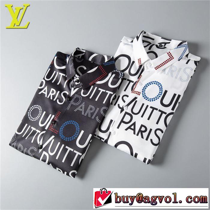  ブランドの話題の新作も！ 2色可選 ルイ ヴィトン LOUIS VUITTON  シャツ2019春夏人気トレンドアイテム