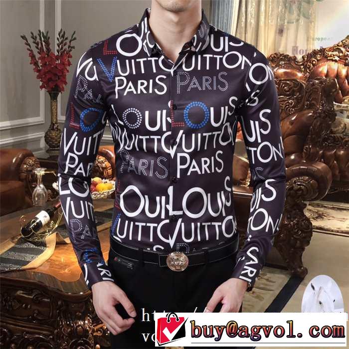 秋冬ファッションコーディネート ルイ ヴィトン LOUIS VUITTON シャツ 2色可選 2019-20秋冬取り入れやすい