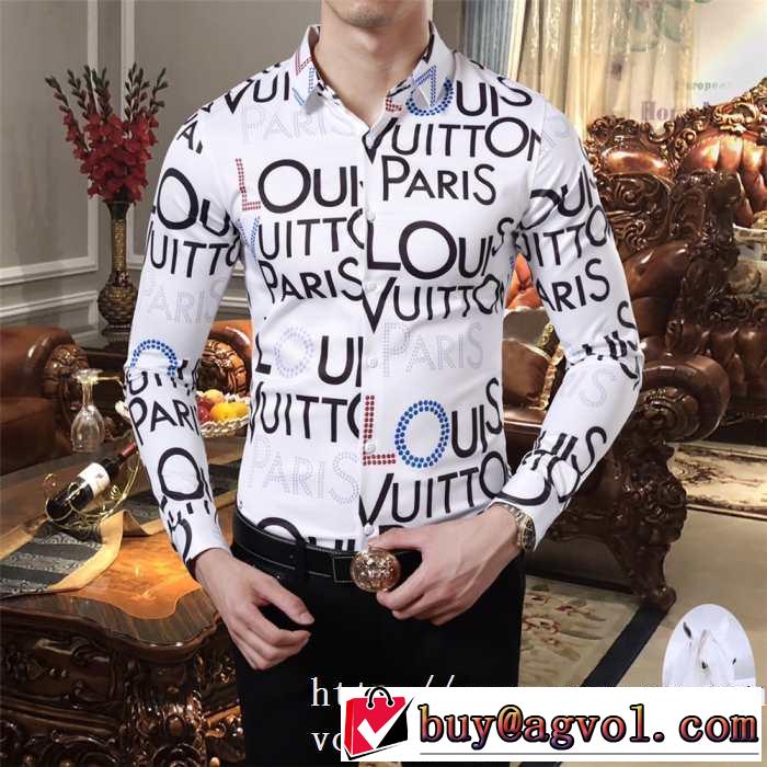 秋冬ファッションコーディネート ルイ ヴィトン LOUIS VUITTON シャツ 2色可選 2019-20秋冬取り入れやすい