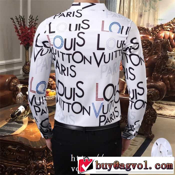 秋冬ファッションコーディネート ルイ ヴィトン LOUIS VUITTON シャツ 2色可選 2019-20秋冬取り入れやすい