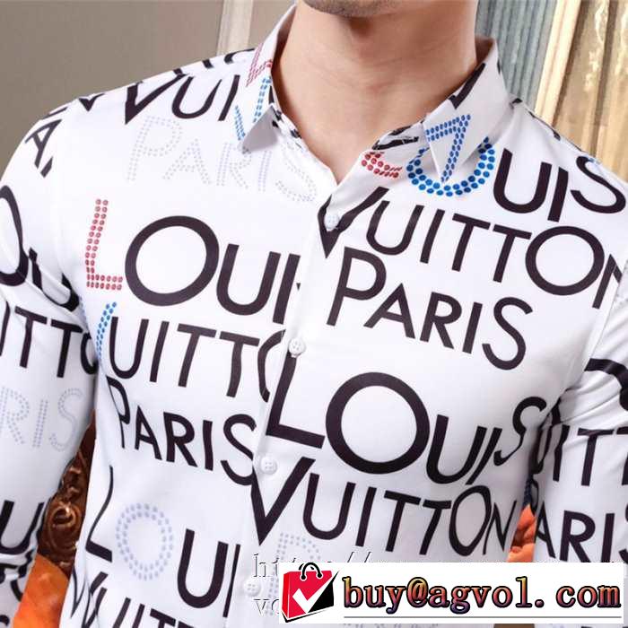 秋冬ファッションコーディネート ルイ ヴィトン LOUIS VUITTON シャツ 2色可選 2019-20秋冬取り入れやすい