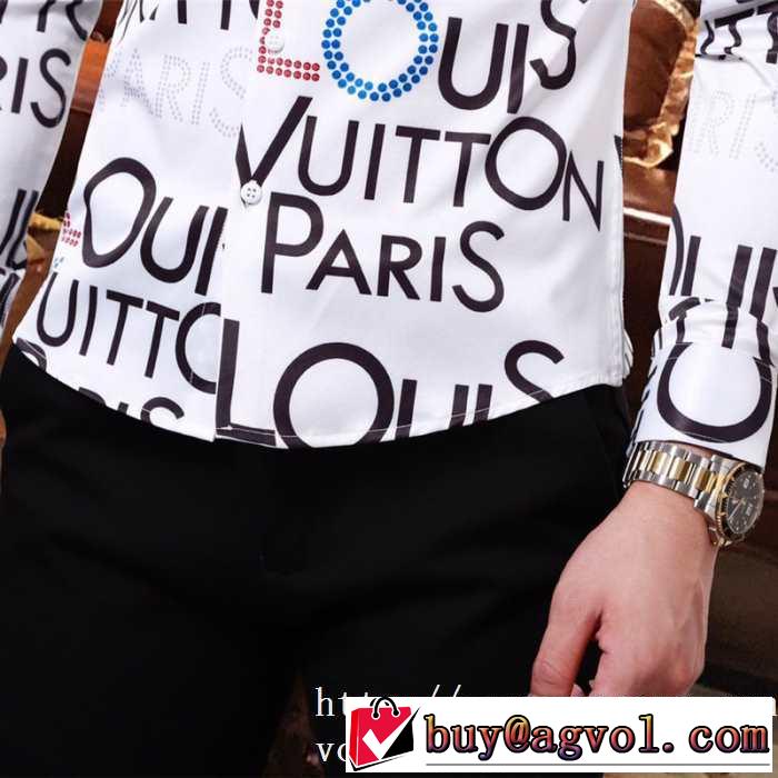 秋冬ファッションコーディネート ルイ ヴィトン LOUIS VUITTON シャツ 2色可選 2019-20秋冬取り入れやすい