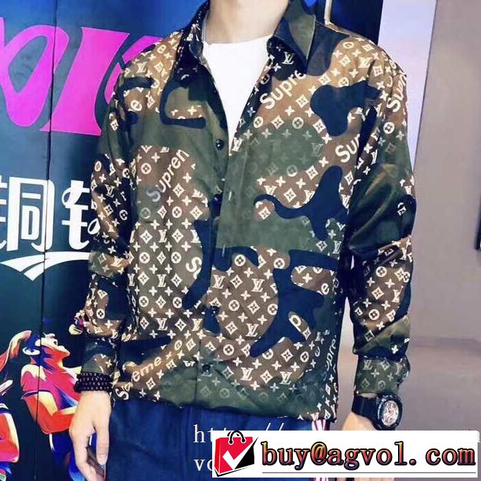 シャツ 2色可選 ルイ ヴィトン LOUIS VUITTON 新作アイテムが今年流 2019?2020秋冬流行色紹介
