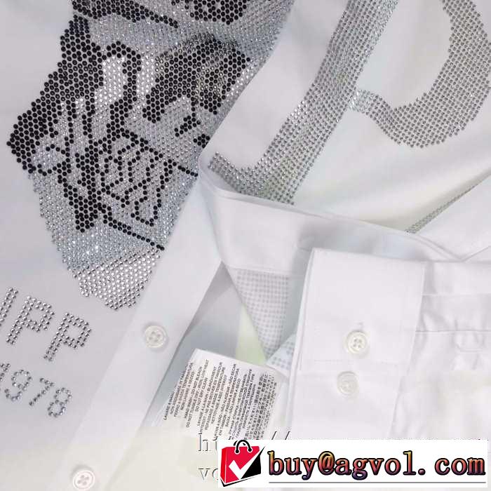 PHILIPP PLEIN フィリッププレイン シャツ コピー ブランド メンズ クラシック2020人気モデル秋冬コーデオシャレ長袖シャツ2色