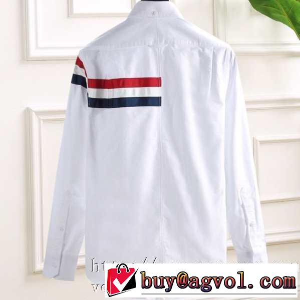 長袖 /ロンT/ロングT/ロングTシャツ 2019春夏トレンドアイテム トムブラウン THOM BROWNE 今年流大人っぽさ 2色可選