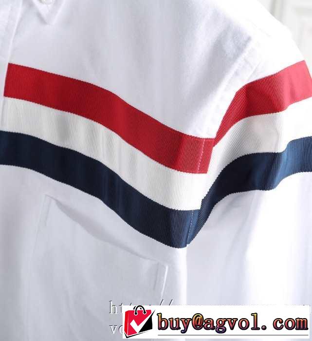 長袖 /ロンT/ロングT/ロングTシャツ 2019春夏トレンドアイテム トムブラウン THOM BROWNE 今年流大人っぽさ 2色可選
