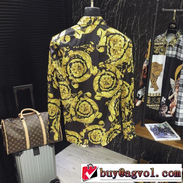 2019春夏も引き続き人気セール ヴェルサーチVERSACE 長袖 /ロンT/ロングT/ロングTシャツ 甘過ぎず大人な印象に