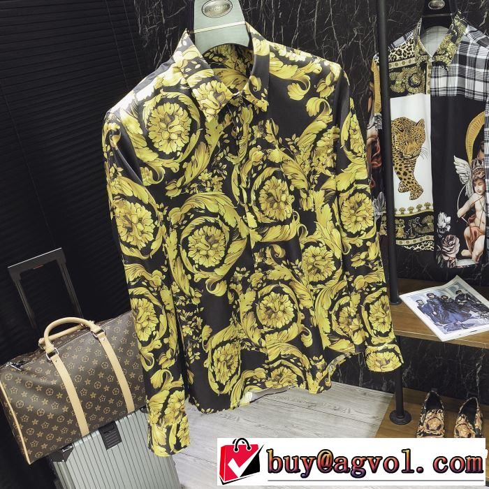2019春夏も引き続き人気セール ヴェルサーチVERSACE 長袖 /ロンT/ロングT/ロングTシャツ 甘過ぎず大人な印象に