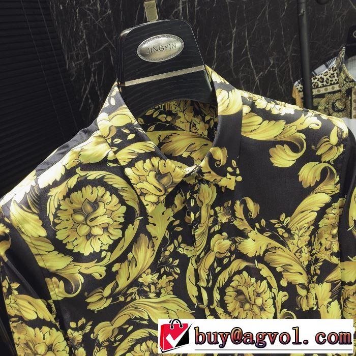 2019春夏も引き続き人気セール ヴェルサーチVERSACE 長袖 /ロンT/ロングT/ロングTシャツ 甘過ぎず大人な印象に