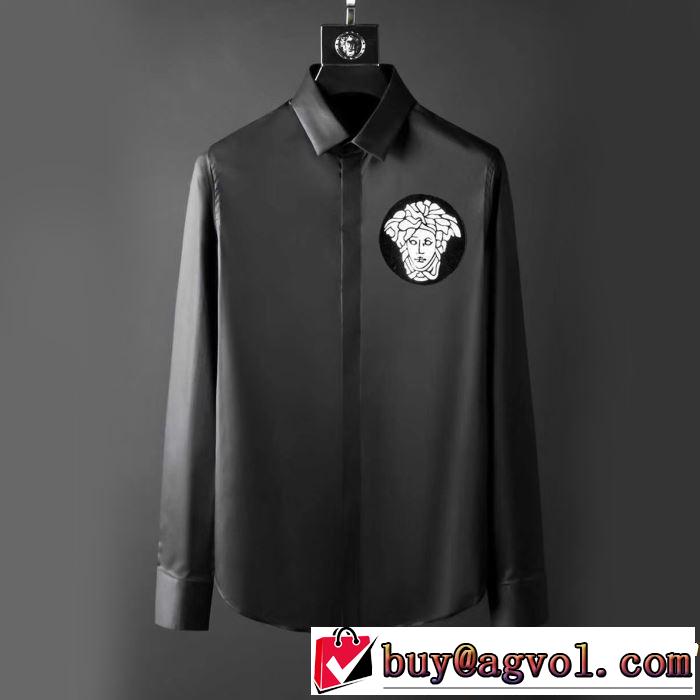  2色可選 ヴェルサーチVERSACE 2019春夏のトレンド新商品 長袖 /ロンT/ロングT/ロングTシャツ知的優秀アイテム