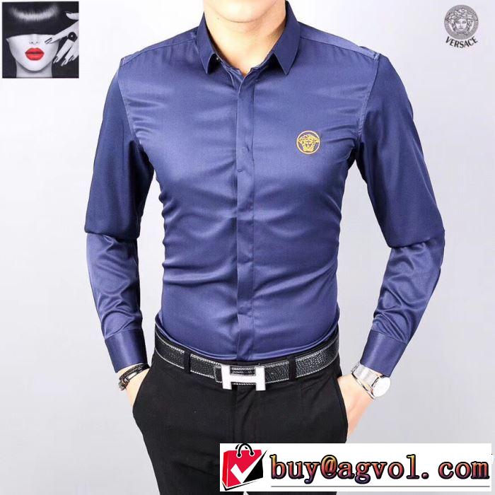 定番のスタイル春夏限定 2色可選 ヴェルサーチVERSACE 長袖 /ロンT/ロングT/ロングTシャツ2019夏ファション新品
