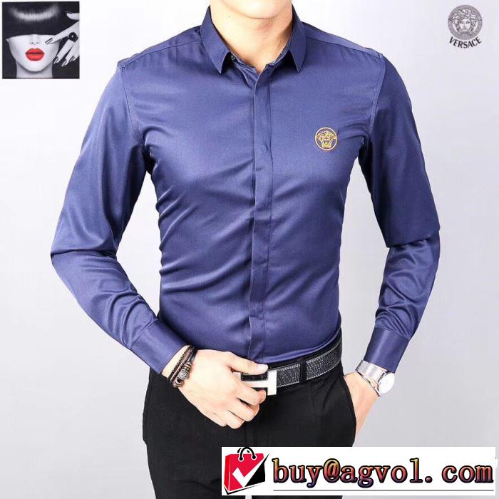 定番のスタイル春夏限定 2色可選 ヴェルサーチVERSACE 長袖 /ロンT/ロングT/ロングTシャツ2019夏ファション新品