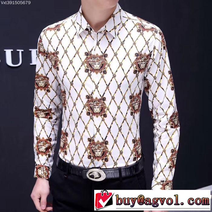  今季流行りの人気新作 長袖 /ロンT/ロングT/ロングTシャツ  2色可選 ヴェルサーチVERSACE 2019年夏の一押しファッションアイテム