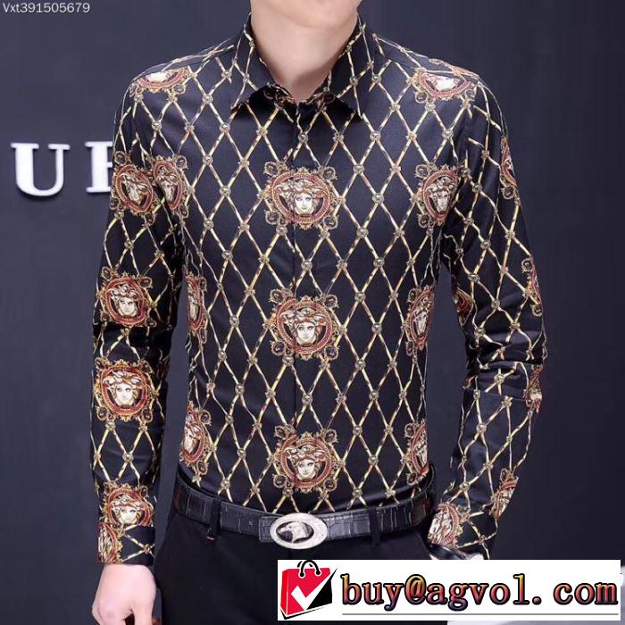 今季流行りの人気新作 長袖 /ロンT/ロングT/ロングTシャツ  2色可選 ヴェルサーチVERSACE 2019年夏の一押しファッションアイテム