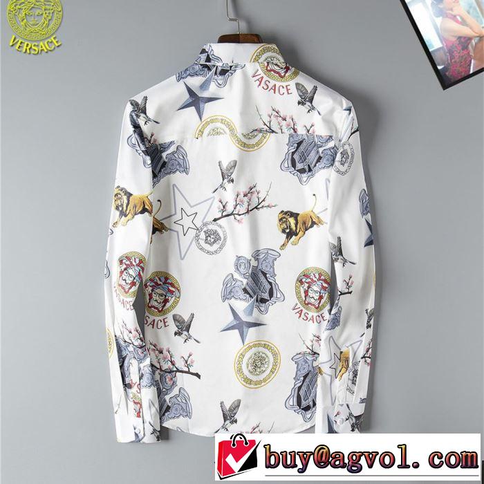 2色可選  季節感のあるファッション シャツ《2019年》今、注目のストリート ヴェルサーチVERSACE