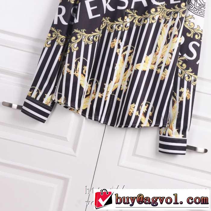 シャツ 最重要！2019秋冬トレンド 絶対おさえるべきカラーと最新 ヴェルサーチ VERSACE