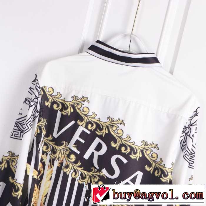 シャツ 最重要！2019秋冬トレンド 絶対おさえるべきカラーと最新 ヴェルサーチ VERSACE