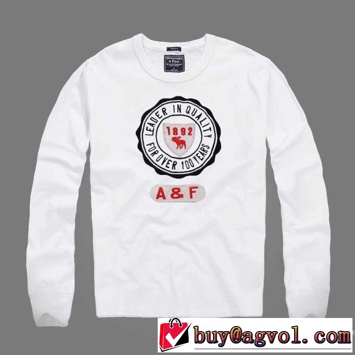 アバクロンビー&フィッチ Abercrombie & Fitch  長袖Tシャツ 4色可選 【2019年】夏のファッション 爽やかカジュアル人気