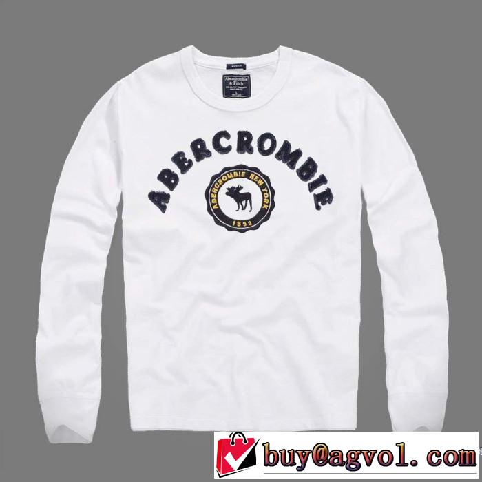 3色可選 長袖Tシャツ 2019年春夏のトレンドアイテム クラシカルな雰囲気 アバクロンビー&フィッチ Abercrombie & Fitch