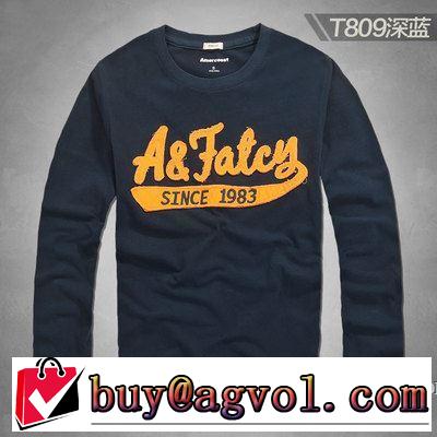 大人っぽく着こなし 2019春夏の大注目トレンド アバクロンビー&フィッチ Abercrombie & Fitch  長袖Tシャツ 2色可選