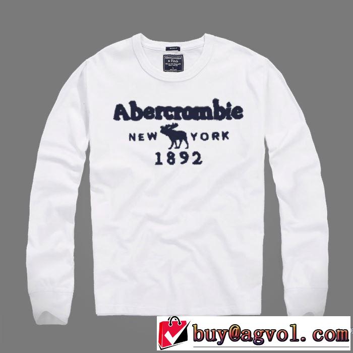 大人の可愛さを引き立て 2019年春夏流行ファッション アバクロンビー&フィッチ Abercrombie & Fitch  長袖Tシャツ 2色可選