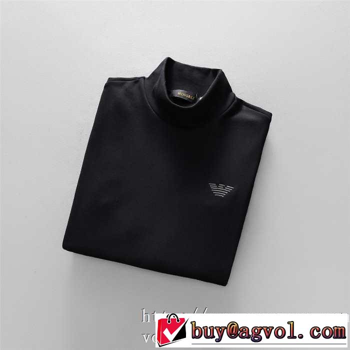 長袖Tシャツ2019トレンド秋冬おすすめ安い 大人かわいい秋冬コーデを楽しみ アルマーニ ARMANI