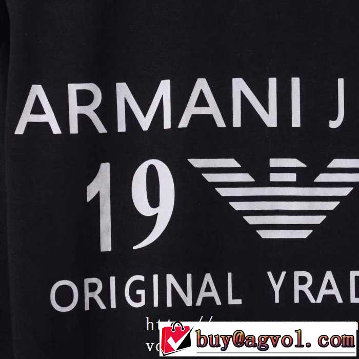 長袖Tシャツ 2色可選 2019秋に注目したい 最新秋冬トレンドをチェック アルマーニ ARMANI