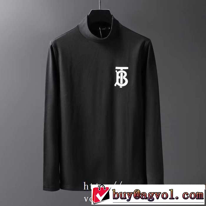 3色可選 長袖Tシャツ 今年注目すべき秋冬ファッション 2019トレンドファッション新品 バーバリー BURBERRY