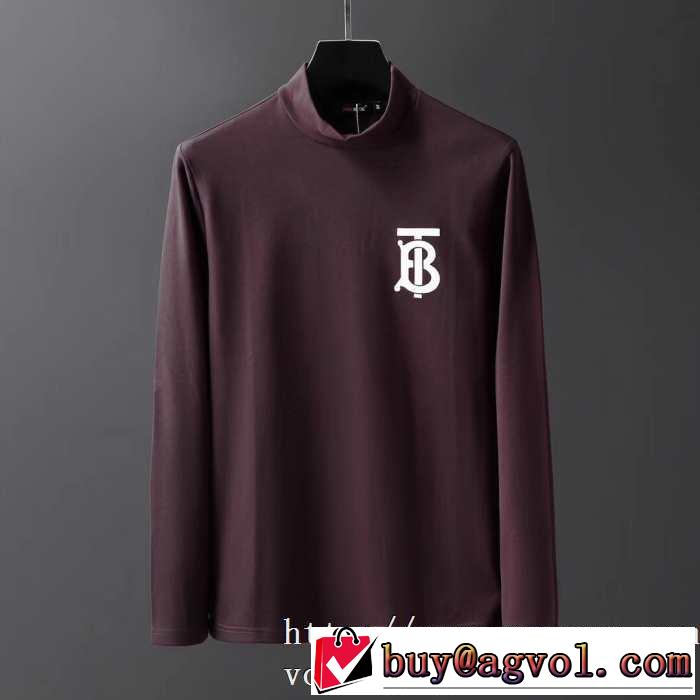 3色可選 長袖Tシャツ 今年注目すべき秋冬ファッション 2019トレンドファッション新品 バーバリー BURBERRY