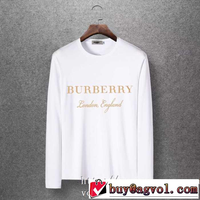 秋冬流行りファション バーバリー BURBERRY 長袖Tシャツ 4色可選 2019-20秋冬取り入れやすい