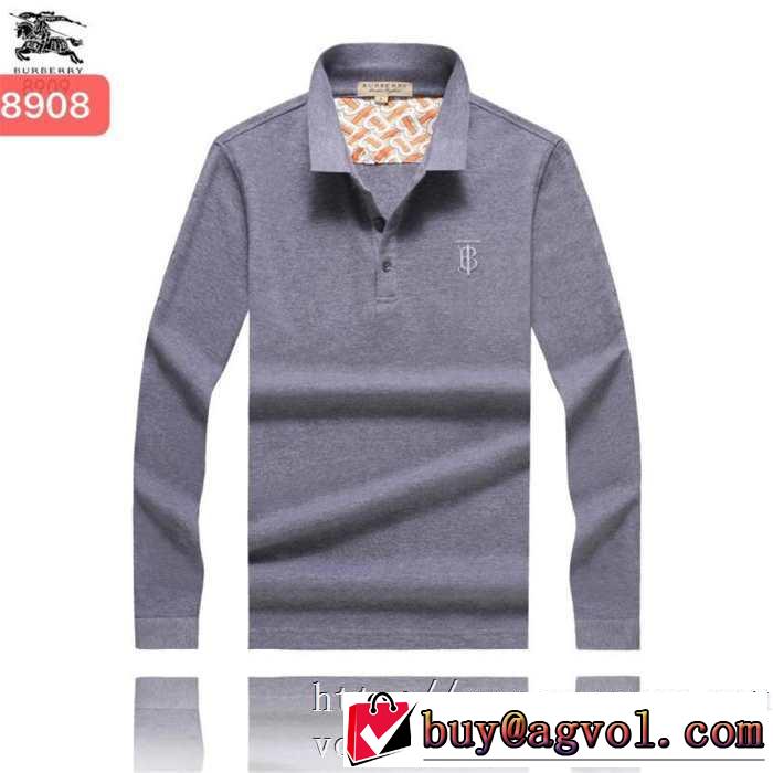 2019-20秋冬トレンドファッション 今季トレンド新作はこれ バーバリー BURBERRY 長袖Tシャツ 3色可選