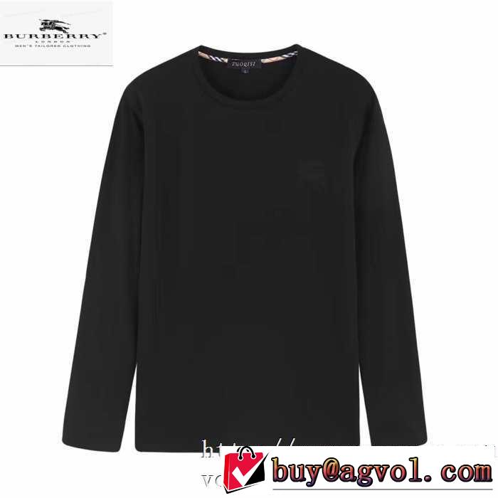 バーバリー BURBERRY 長袖Tシャツ 3色可選 人気ブランドの秋冬新色 先取り 2019/2020秋冬ファッション