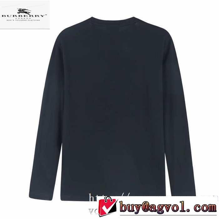 バーバリー BURBERRY 長袖Tシャツ 3色可選 人気ブランドの秋冬新色 先取り 2019/2020秋冬ファッション