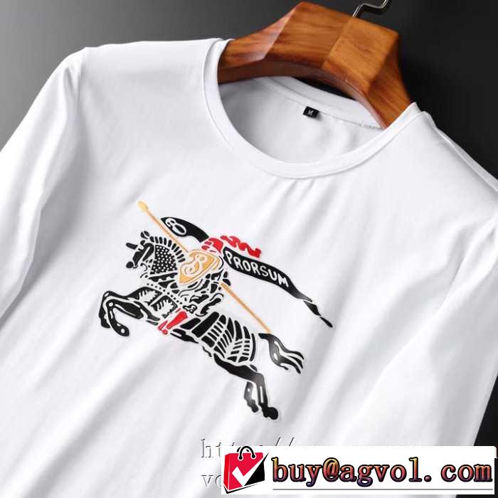 長袖Tシャツ 2色可選 バーバリー BURBERRY 最新秋冬トレンドをチェック 2019-20秋冬取り入れやすい