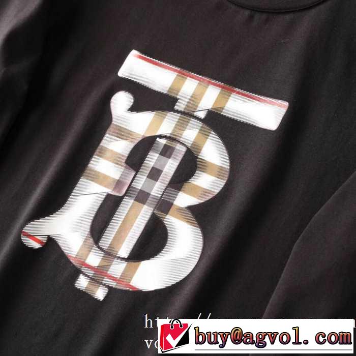 人気の秋冬新作再登場 2019-2020秋冬のファッション バーバリー BURBERRY 長袖Tシャツ 2色可選