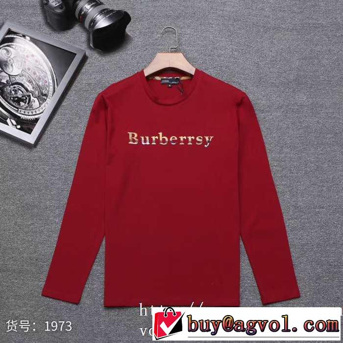 2019トレンドアイテム激安 バーバリー BURBERRY 長袖Tシャツ 3色可選 一番おしゃれ秋冬トレンド