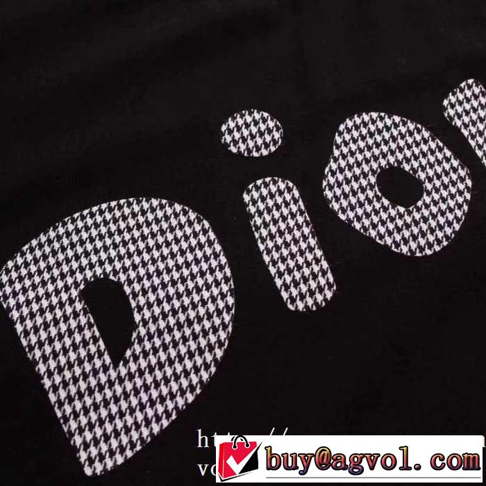 秋冬ファッションコーディネート 2019-2020秋冬のファッション ディオール DIOR 長袖Tシャツ 2色可選