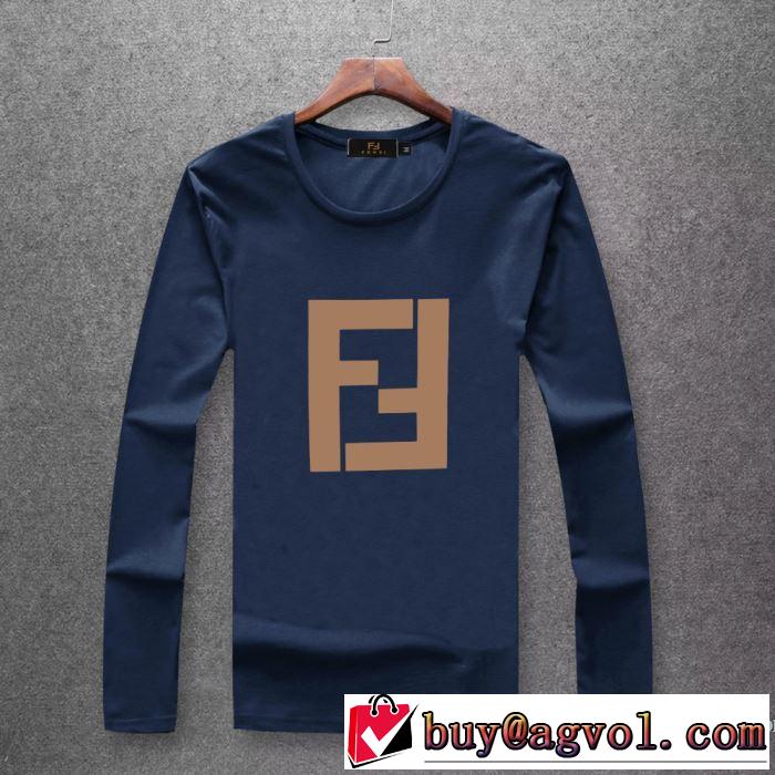 フェンディ FENDI 長袖Tシャツ 4色可選 2019年春夏のトレンドアイテム クラシカルな雰囲気