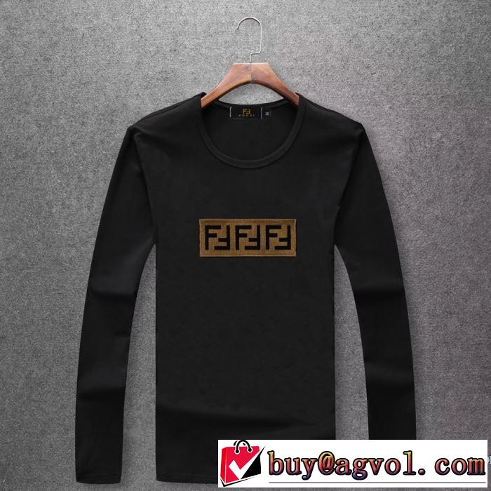 2019春夏人気トレンドアイテム 特に夏は人気アイテム フェンディ FENDI 長袖Tシャツ 4色可選