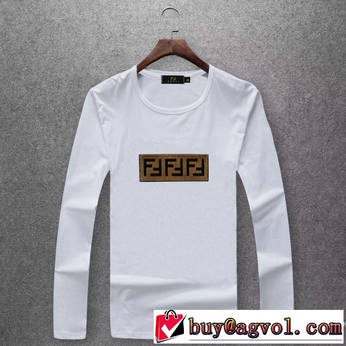 2019春夏人気トレンドアイテム 特に夏は人気アイテム フェンディ FENDI 長袖Tシャツ 4色可選