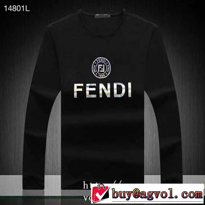 フェンディ FENDI 長袖Tシャツ 2色可選 【2019秋冬】の注目トレンド サイズのよさを感じる新作