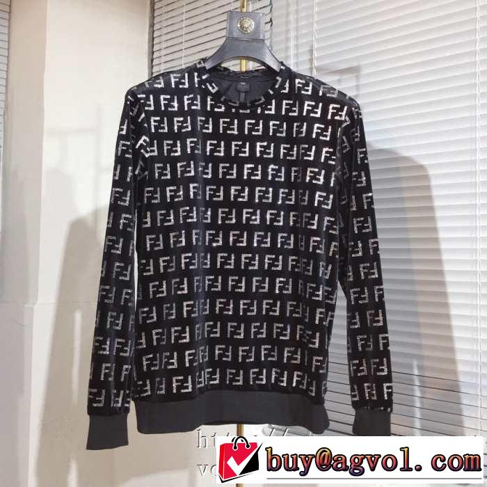 2019-2020秋冬のファッション 今年の秋冬のトレンド激安セール フェンディ FENDI 長袖Tシャツ