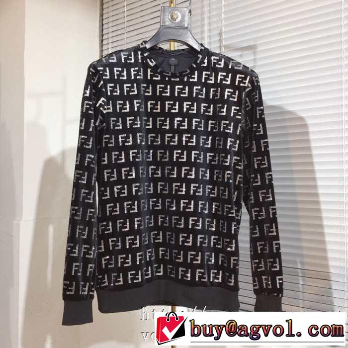 2019-2020秋冬のファッション 今年の秋冬のトレンド激安セール フェンディ FENDI 長袖Tシャツ